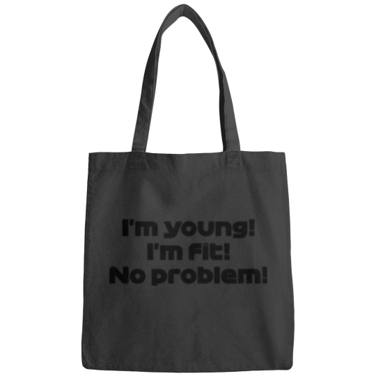 Discover ALO. Im Young, Im Fit, No Problem (Black) Bags