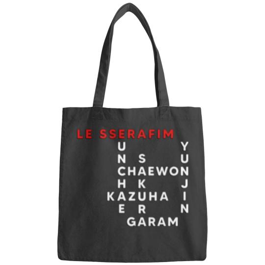 Discover LE SSERAFIM Crosswords Bags