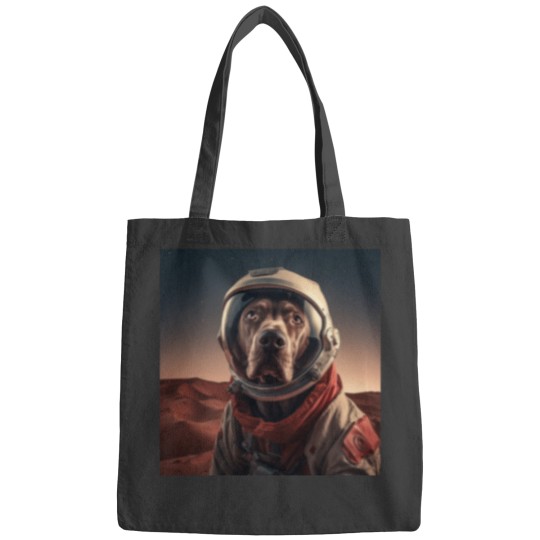 Discover weimaraner on a tour to mars Bags