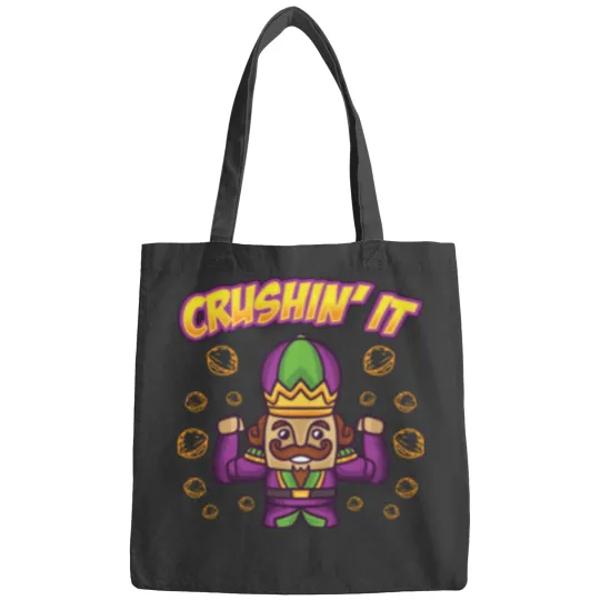 Discover Crushin_ It Christmas Nutcracker Xmas Character Holiday Fun Bags