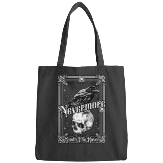 Discover Edgar Allen Poe The Raven Nevermore Bags