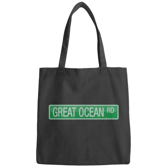 Discover 020 Great Ocean Road street sign Sticker Bags