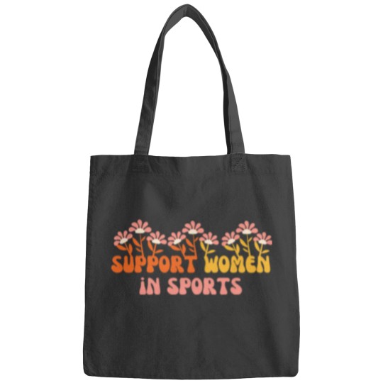 Discover Showing Support For Women In Sports Gift For Athlete Women Bags