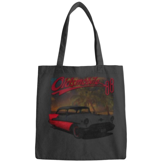 Discover 1955 Oldsmobile RedGuysUnisex Tee Basic Novelty Tees Graphics Female Cotton Printed Teens Bags