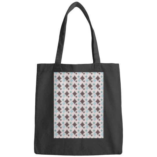 Discover Colorful Diamond Shapes Modern Maximalist Pattern Walnut Brown Graphic Bags