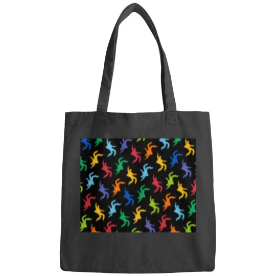 Discover Elvis Presley Elvises Colorful Pattern Black Bags