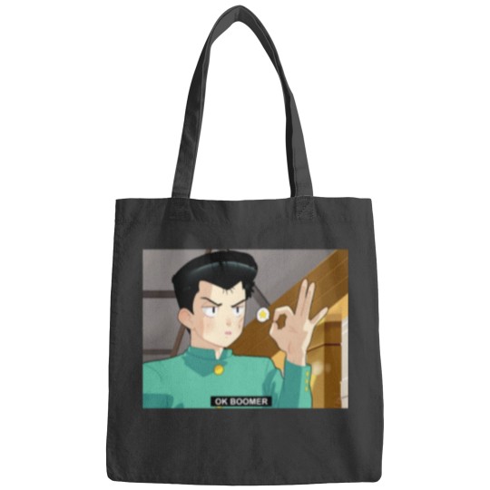 Discover YYH Yusuke Urameshi says OK boomer Bags