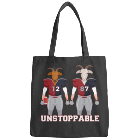 Discover Unstoppable Goats ( Brady _amp_ Gronk ) Bags