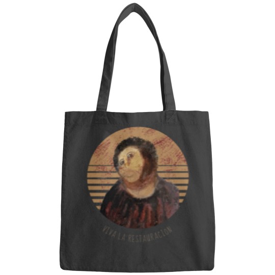 Discover Viva La Restauracion Jesus Fresco Restoration Fail Meme Bags