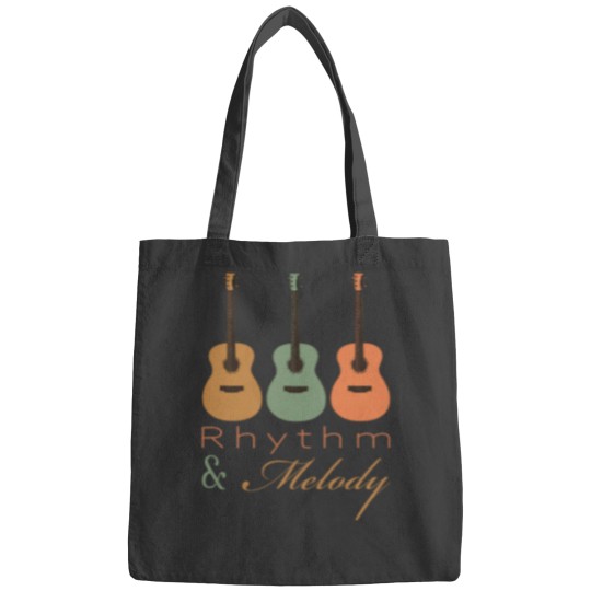 Discover Guitar Player Vintage Guitarists Design Musician Music Teach Bags