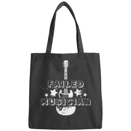 Discover Guitar Tech Failed Musician Funny Road Guitarist Bags