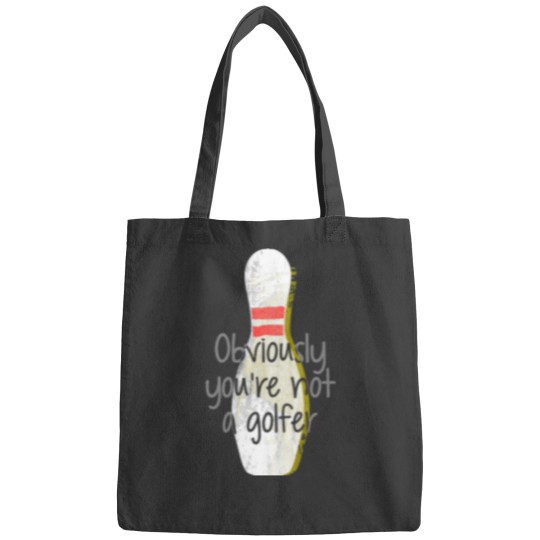 Discover The Big Lebowski DUDE bowling art Bags