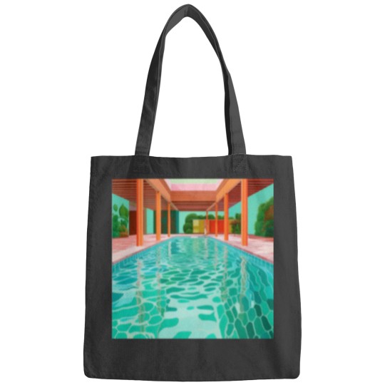 Discover Swim Pool from Hockney Painting Poster Bags