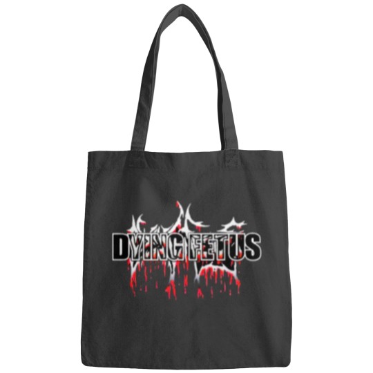 Discover dying fetus logo Bags