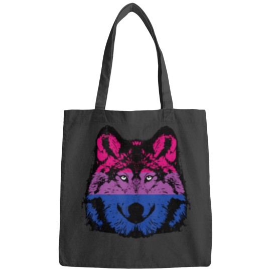 Discover biual wolf bi pride flag biuality lgbtq wo s Bags