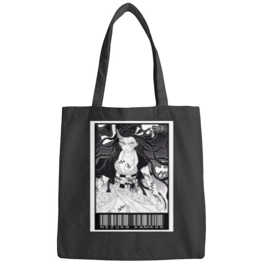 Discover Demon neko Kamado Kimetsu No Yaiba CODE Bags