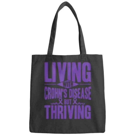 Discover living with crohn's disease crohn's disease awareness Bags