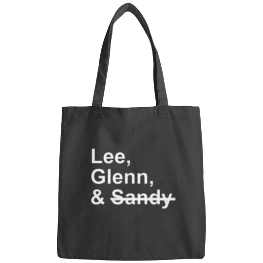 Discover Below Deck Captain Lee & Glenn & Sandy Names Merch Tote Bags