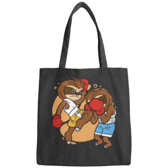 Discover Cute Muay Thai Sloth Fighters 2Thai Boxing and Kickboxing Bags