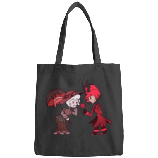 Discover Alastor n’ Rosie Sticker.png Bags