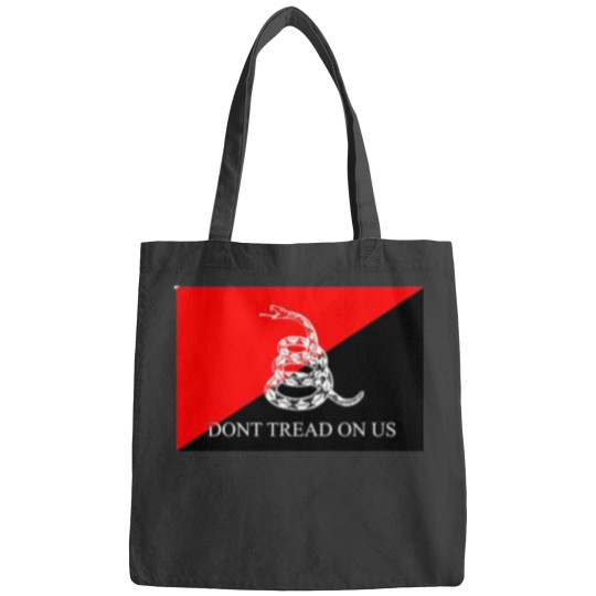 Discover Anarcho-Communist Gadsden Flag Bags