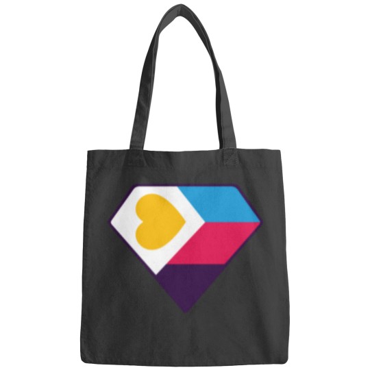 Discover Polyamory Pride Minimalist Diamond (New Colors) Bags