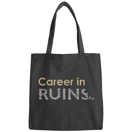 Discover Career in Ruins logo (edged) Bags