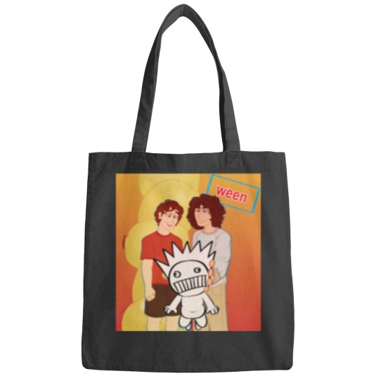 Discover Gene and Dean Ween holding up the Boognish (Pure Guava Background) Bags