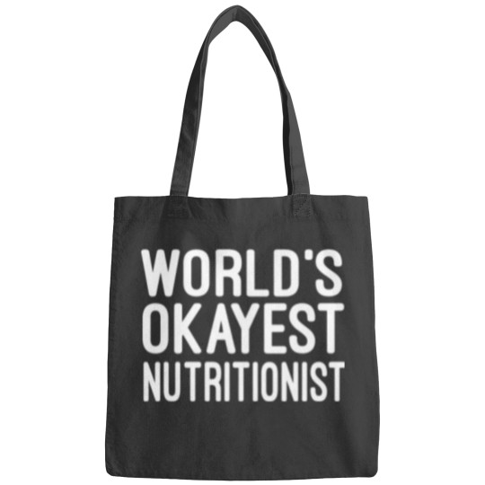 Discover Bags Featuring Funny Nutrition Saying from Dietitian