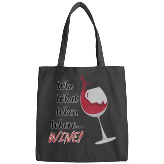 Discover who what where wine5 Active Bags