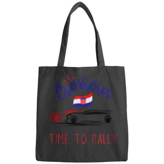 Discover Croatia Time to Rally car rallyingcar rallying t Active Bags