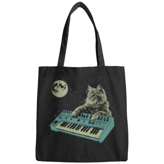 Discover Synthesizer Cat In Space Bags