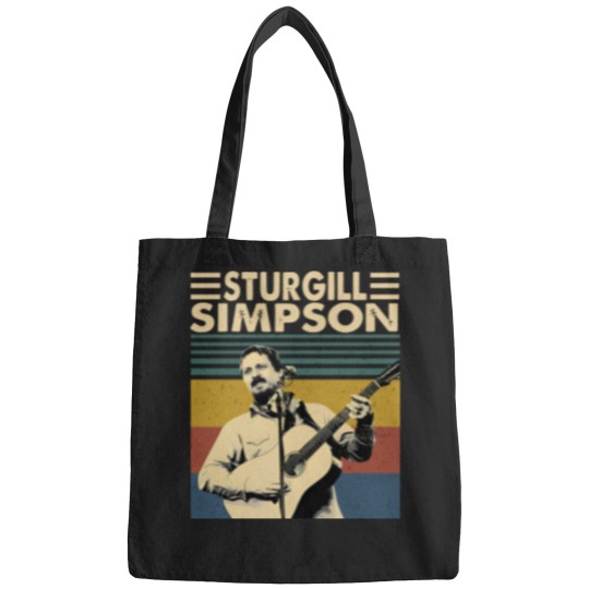 Discover Sturgill Simpson Retro Vintage Unisex Bags, Sturgill Simpson Music Bags