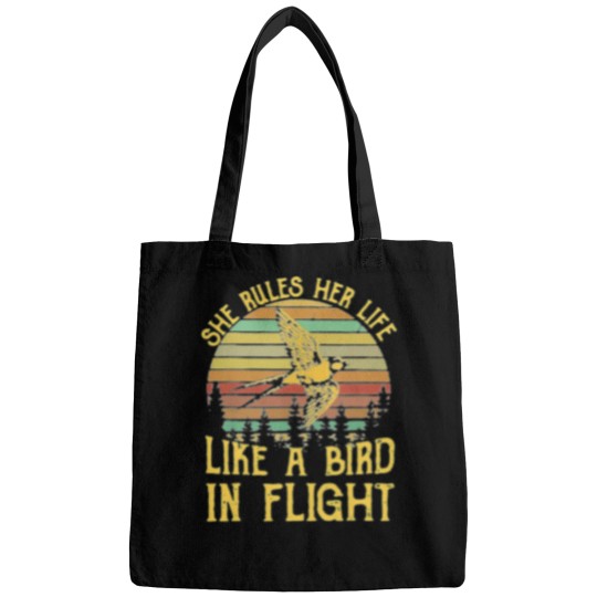 Discover Stevie Nicks vintages Rock Bands Stevie-Nicks She Rules Her Life Like A Bird In Flight Bags