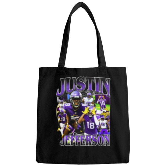 Discover Vintage 90s Graphic Style Justin Jefferson Bags
