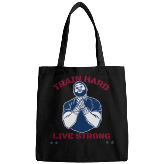Discover Train hard, live strong. Bags