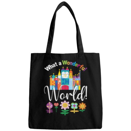 Discover What a Wonderful World Fitted Bags
