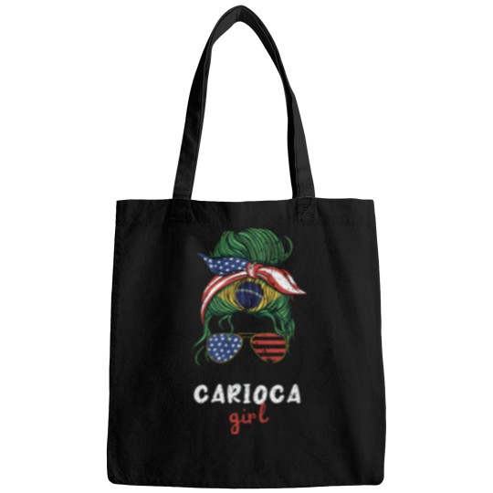 Discover Carioca Rio De Janeiro Brazilian Girl Flag Bags