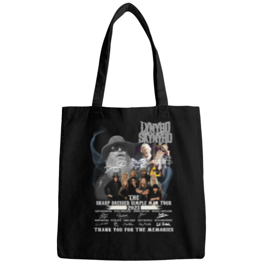 Discover The sharp dressed simple man tour zz top lynyrd skynyrd signatures 2023 Bags