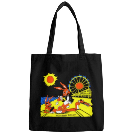 Discover Vintage 1988 Ramones Rockaway Beach Shirt, Ramones Rock Band Bags