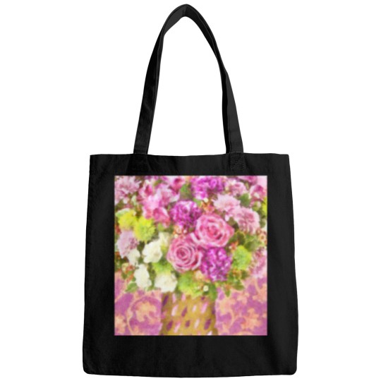Discover Watercolor Floral Art Bouquet April Showers Bags
