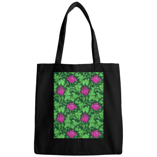 Discover William Morris Anemone, Emerald Green and Fuchsia Bags