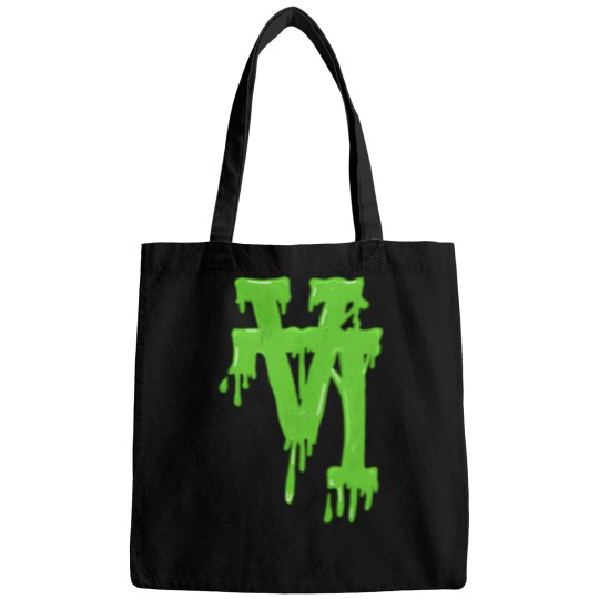 Discover Slime Los Angeles Upside Down Logo Bags