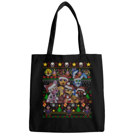 Discover FNAF Five Nights at Freddy's Christmas Ugly Bags