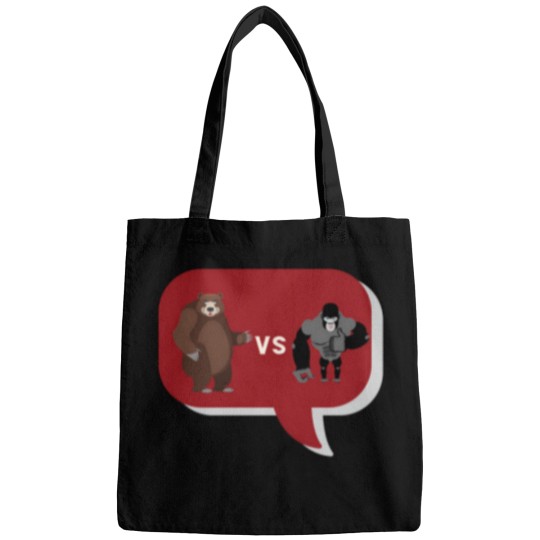 Discover Gorilla Vs Bear Thought Bubble 1388 Bags