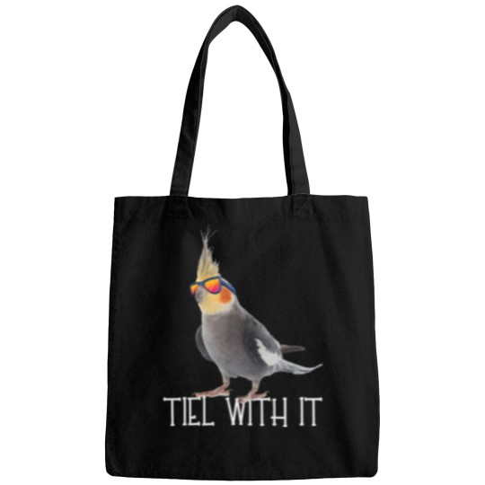 Discover cockatiel - teil with it - grey cockatiel bird owner Bags