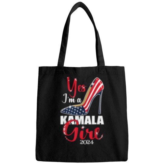 Discover Yes I'm A Kamala Girl Stilettos High Heel Harris 2024 Vote Bags