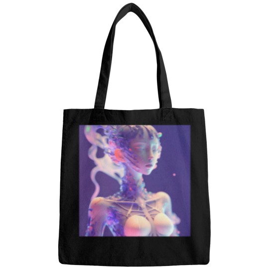 Discover Crystal mixed ceramic exoskeleton girl Bags