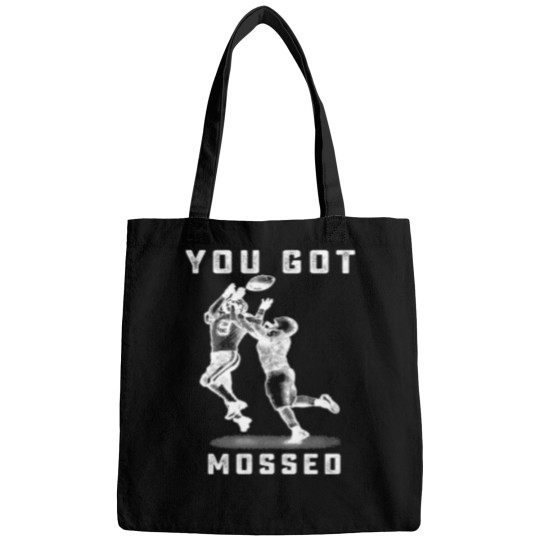 Discover you got mossed sports football funny gift Bags