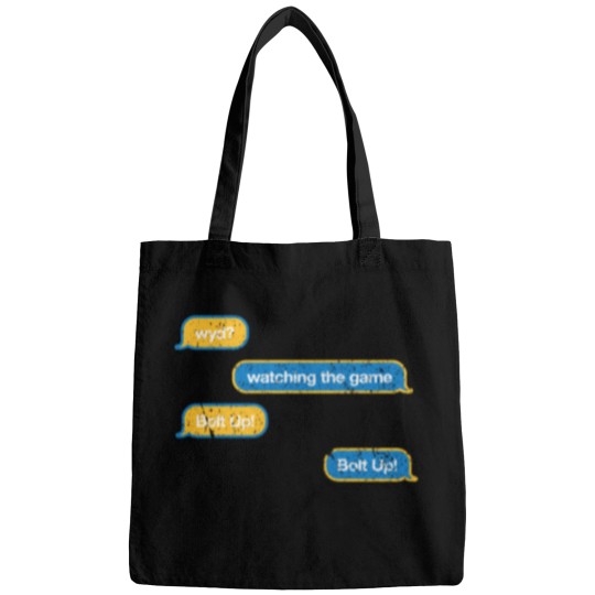 Discover WYD text message Bags